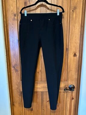 Michael Kors Black Ponte Pull-On Skinny Leggings